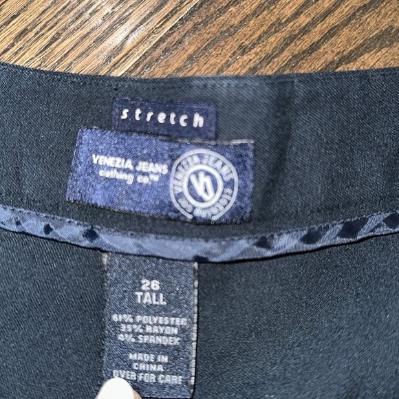 Venezia jeans black pants size 26 tall - Picture 4 of 6